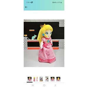 Super Mario princess peach figurine Plus for kids new